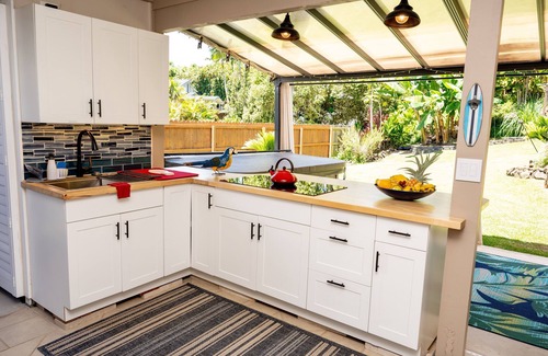 Hilo Appartement | Rivendell Oasis-Peaceful garden setting with private hot tub close to waterfalls