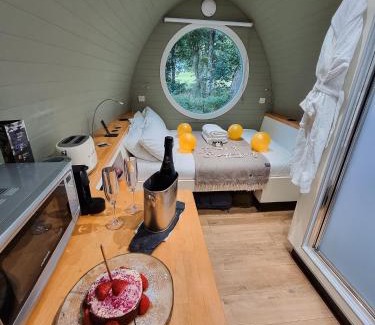 West Laroch Maison | RiverBeds - Luxury Wee Lodges with Hot Tubs