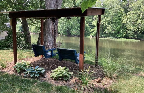 Grass Creek Maison | Riverfront house on the Tippecanoe River- Boo - Boo’s den - lower level