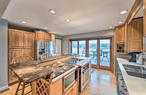 Rockford Maison | Riverfront Rockford Home with Fire Pit and Deck!