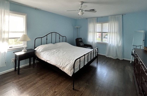 Calverton Maison | Riverhead Heated Pool Oasis near Lavender Fields, Splish Splash and Tanger Mall