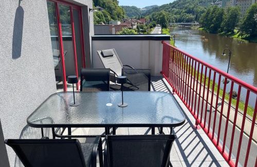 Zelezny Brod Appartement | Riverside Apts - kola v ceně-free bikes, Greenway Jizera