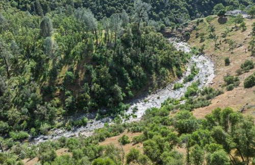 Ahwahnee Maison | Rivertop Hideaway with HUGE views-Hot Tub-EV-more!