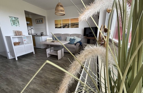Horum Appartement | Robbe mit Blick zum Meer und Wlan für 2 Personen