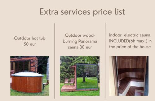 Anija Parish Maison | Roheluse metsamaja with hot tub and sauna