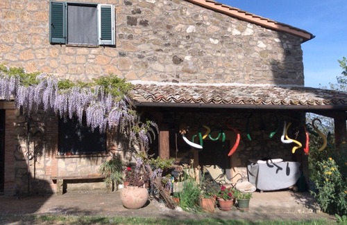 Civitella d'Agliano Maison | Offre du mois d'août -5%, Casa Desiderio, à Podere Porcino, appartement romantique