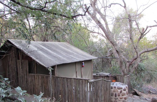 Thorny Bush Game Reserve Maison | Tapis de toile romantique sur la rivière, partagez une douche avec des singes et écoutez les lions