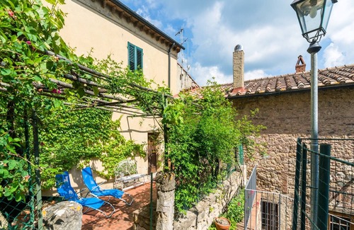 Montecastelli Maison | Maison de vacances d'époque avec fresques et terrasse
