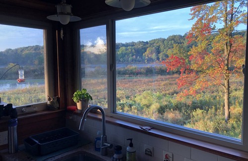 Jones Cottage | Lakeshore luxury treehouse: beautiful views, solitude, lake & fiber-optic WiFi
