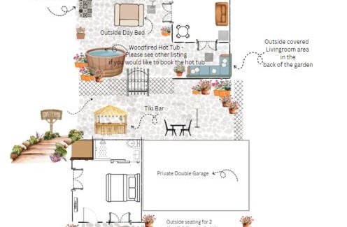 Fossoway Maison | Romantic Rural Lodge - Private Outdoor Kitchen & Cosy Covered Lounge - Perth and Kinross - Hot Tub not included