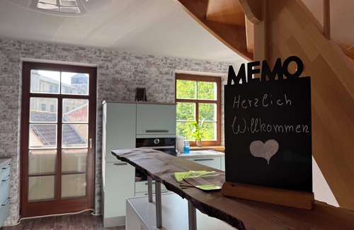Frankenberg Appartement | "Romantic time-out at the weir - café and nature right on the doorstep"