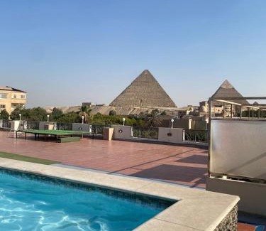 Al Haram Hôtel | ROOF PYRAMIDS View
