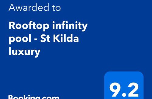 St Kilda Appartement | Rooftop infinity pool - St Kilda luxury