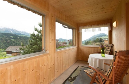 Sibratsgfaell Appartement | Room 'Bergblick' with Mountain View, Shared Garden and Wi-Fi