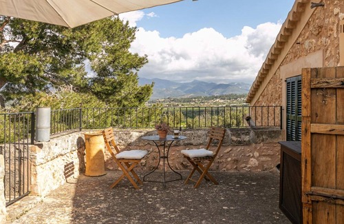 Sa Cabaneta Appartement | Room 'Doble Con Terraza' with Mountain View, Wi-Fi and Air Conditioning