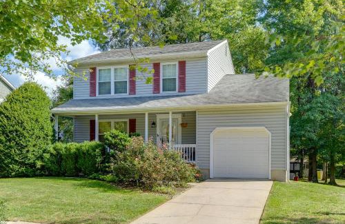 Maryland City Maison | Room to Work and Relax! Laurel Home with Office, Yard