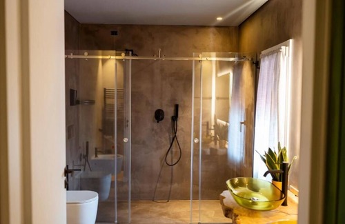 Briatico Appartement | Chambre Double avec Baignoire Spa