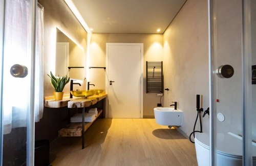 Briatico Appartement | Chambre Double avec Baignoire Spa