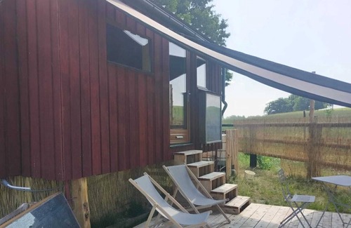 Belval Cabine | Roulotte Dans les Ardennes /Tiny House Éco-gîte