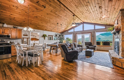 Wears Valley Cabine | Roundtop Mtn Ridge: Free Attraction Tickets, Jetted Bathtub, Pool Table & Mountain Views