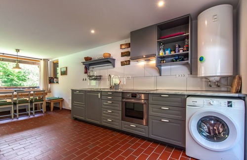 Bohinj Appartement | Ruim en Comfortabel Appartement met Prachtig Uitzicht op Speelweide en Beekje