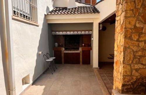 Biar Maison | Rural EL METGE Biar-Piscina Privada-Barbacoa-Calefacción-Chimenea