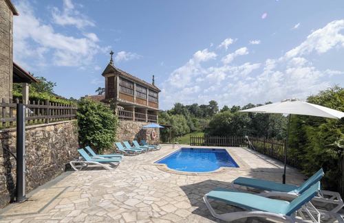 A Estrada Maison | Maison de campagne "Marica" avec vue sur les montagnes, piscine privée et terrasse privée
