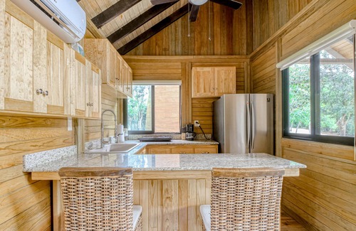 Tulum Appartement | Rustic and secluded apt. with private deck, kitchenette, and partial AC