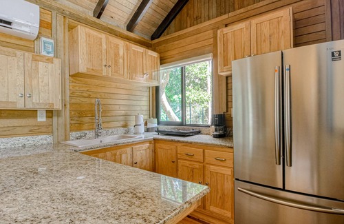 Tulum Appartement | Rustic and secluded apt. with private deck, kitchenette, and partial AC