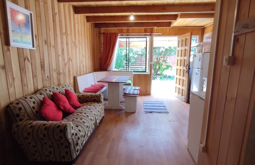 Pucon Cabine | Rustic Cabin near Hot Springs, volcanoes, rivers and lakes