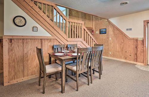 Rural Retreat Maison | Rustic Getaway w/ Indoor Pool, Fire Pit & Backyard