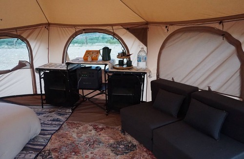 Farmington Station Balnéaire | Rustic glamping hideaway—Animas River views, quiet woods, close to it all.