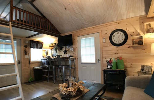 Peach Glen Cabine | Rustic Primitive Tiny House Cabin