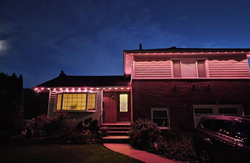 Old Bethpage Maison | Ryder cup 3-bedroom house pool hot tub AC in Plainview off greenbelt path