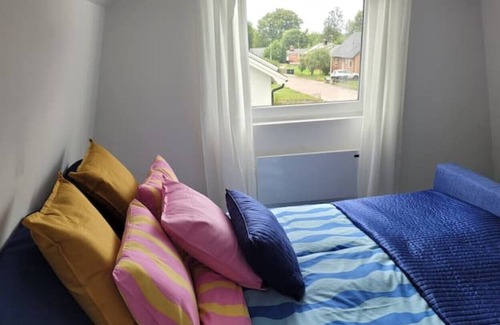 Almhult Municipality Villa | Rymligt, Strandnära Hus, 5 Sovrum, Bastu och Gym,