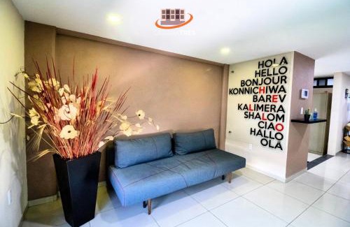 Ciudad Lopez Mateos Appartement | S08 DOBLE CAMA MATRIMONIAL Premium Suite Frente al TEC CEM con Cocineta WiFi Balcón Parking Terraza