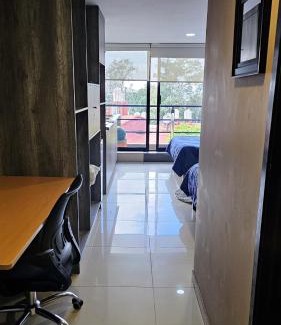 Ciudad Lopez Mateos Appartement | S10 DOBLE CAMA MATRIMONIAL Premium Suite Frente al TEC CEM con Cocineta WiFi Balcón Parking Terraza