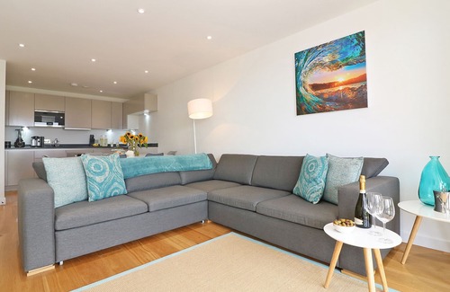 Lusty Glaze Appartement | Eau salée, NEWQUAY
