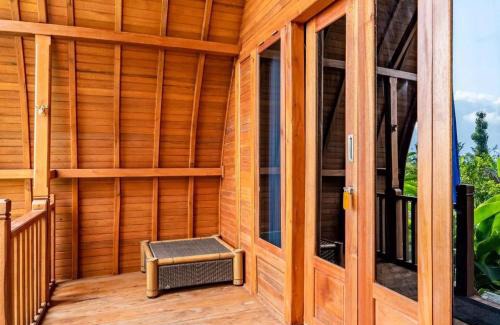 Kintamani Lit Et Petit-Déjeuner | Sandan Agsro Resort Bungalow Kamar Kayu