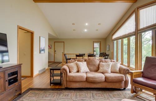 Alexandria Maison | Sandy Beach Family Getaway with Fire Pit and Deck!