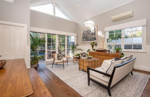 Sandringham Maison | Sandy Village Retreat Heated Pool Bay Views