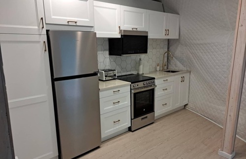 Brownsburg-Chatham Chalet De Ski | Dôme le Scandinave avec grosse salle d'arcade-spa privé-sauna