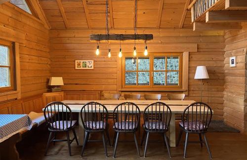 Schenkenzell Maison | Schwarzwald Blockhaus - Sauna - Kamin - mit Bettwäsche und Handtücher