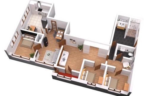 Barental Appartement | Schwarzwald Residenz - Villa Hubertus
