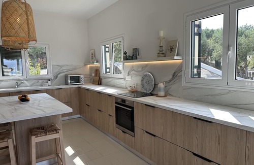 Kissamos Maison | Mer et montagnes. Belle villa avec une vue imprenable