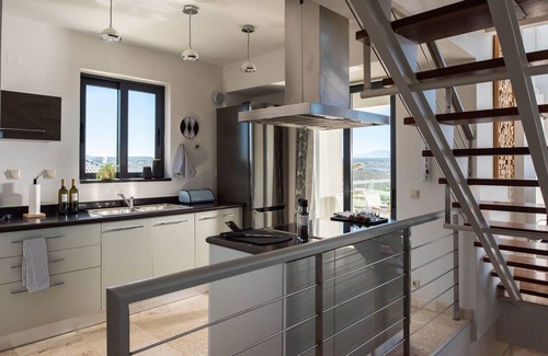 Tersanas Villa | Sea front luxury villa with sea and mountain views