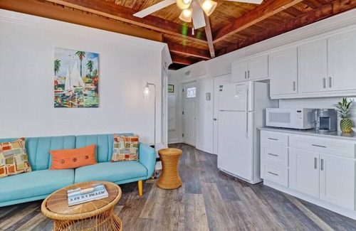 Fernandina Beach Appartement | Sea Glass Cottage #3 | Renovated | Beachfront w/Dune Views | Outdoor Courtyard