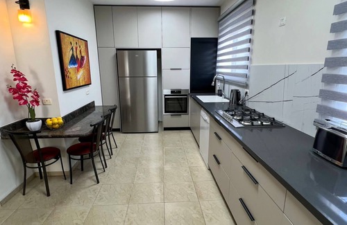 Tiberias Appartement | sea view penthouse with 3 floors and an hot tub! can host up to 15 people .