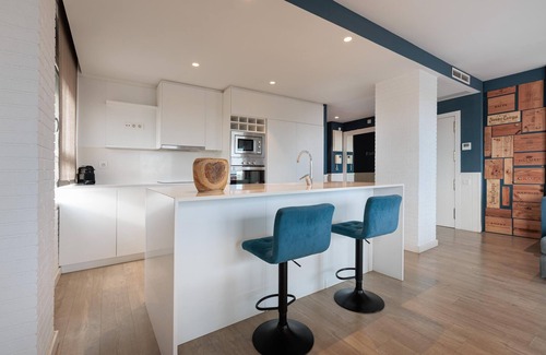 La Vila Olimpica del Poblenou Appartement | Vista al mar con terraza y piscina comunitaria