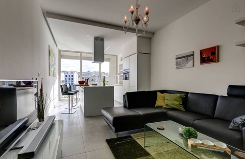 Paceville Appartement | Front de mer appartement 1 chambre avec vue imprenable sur la baie de Spinola, St Julians